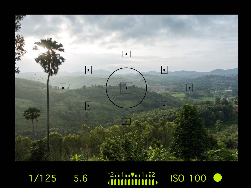 camera settings for landscape photography.