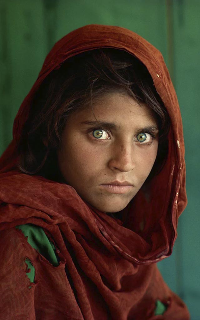 McCurry iconic image afghan girl.
