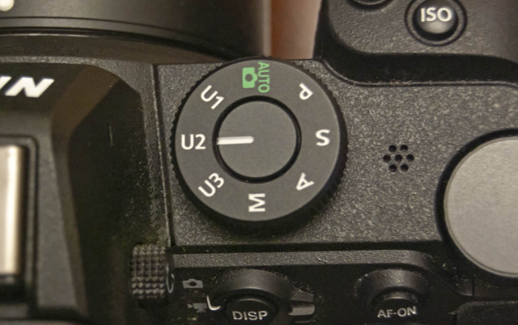 Shooting modes on a digital camera.