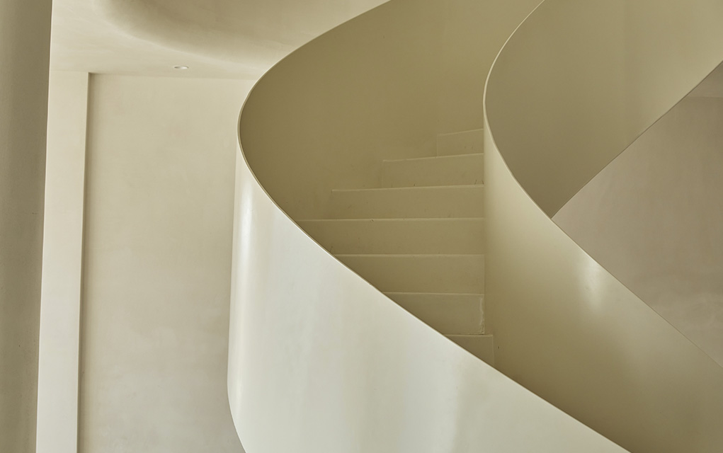 spiral staircase.