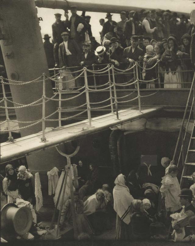 Stieglitz photograph the steerage.